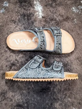 Berry Sandal in Grey by Very G