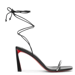 Condora 85 black crystal sandals