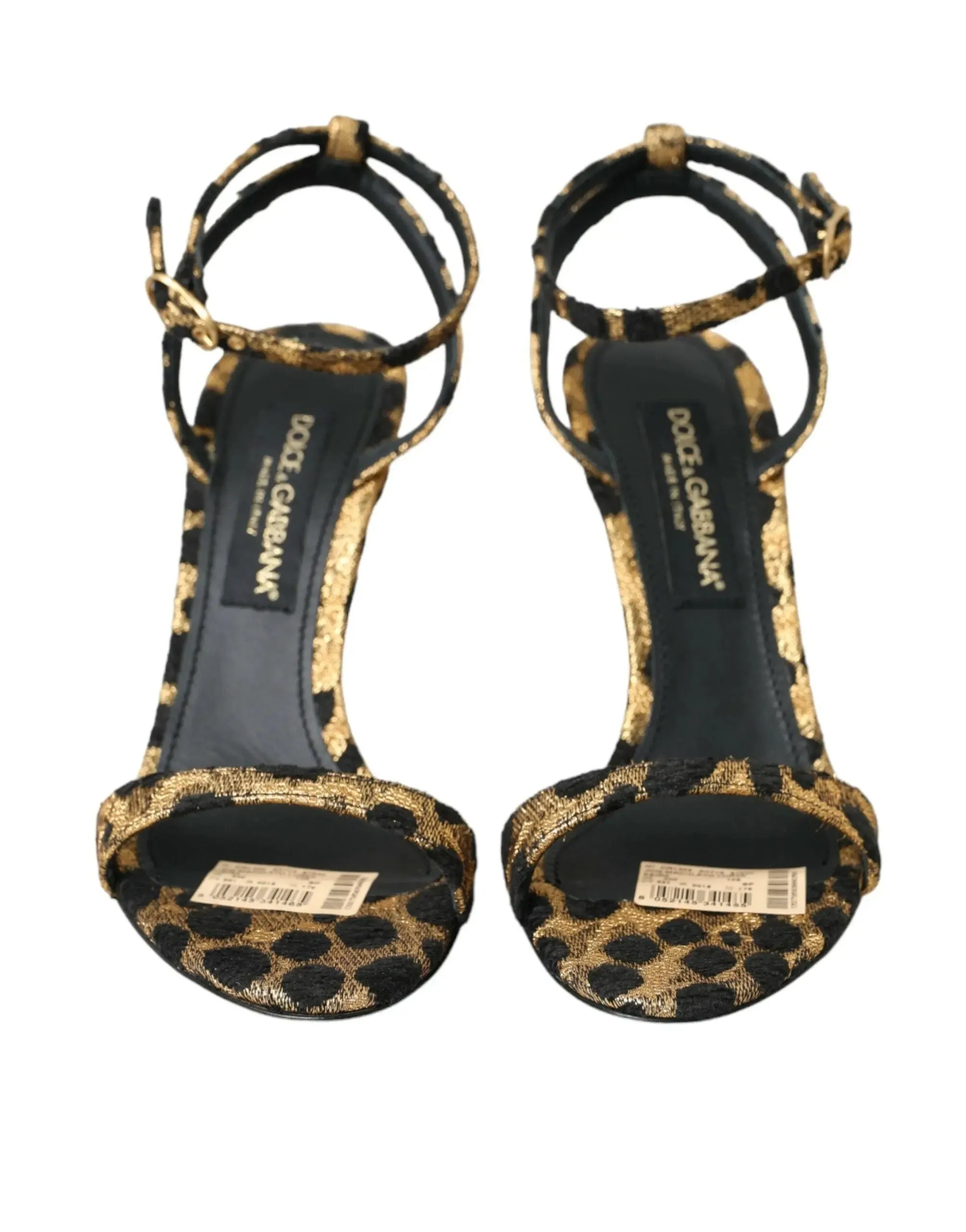 Dolce & Gabbana Leopard Crystals Sandals
