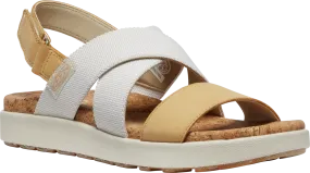 Elle Criss Cross Walking Sandal in Birch and Curry