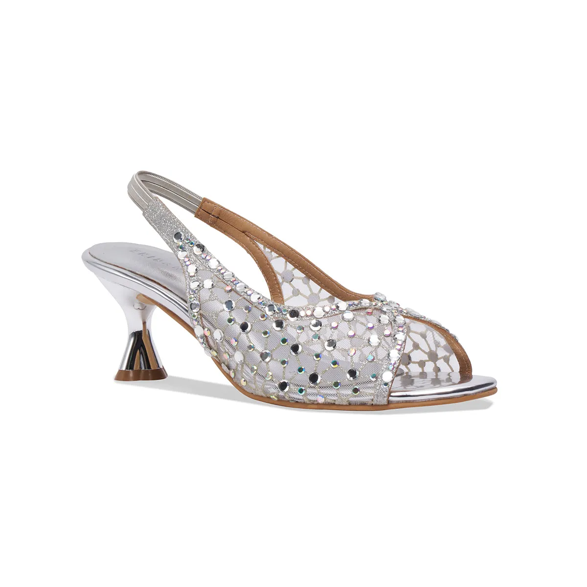 Kiara Embellished Slingback Heels