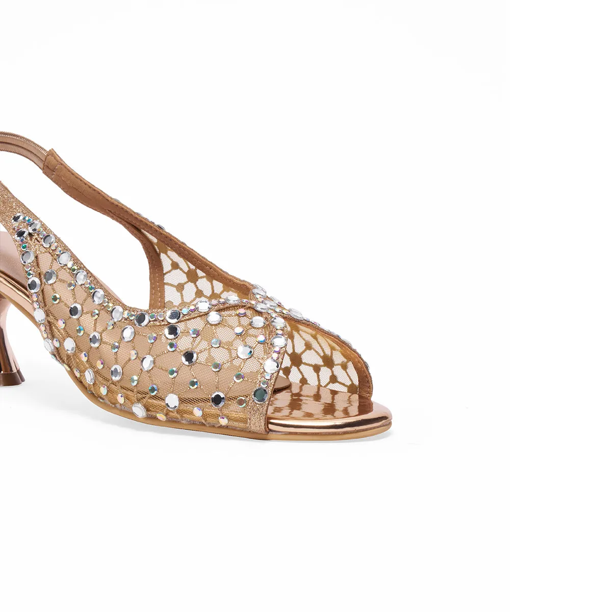 Kiara Embellished Slingback Heels