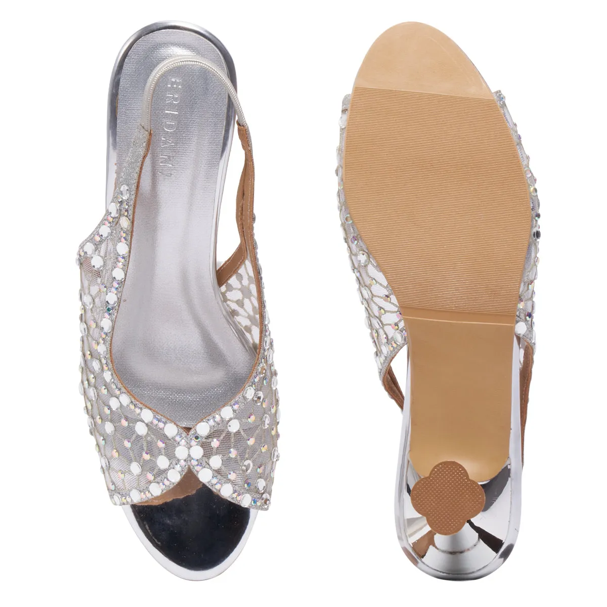 Kiara Embellished Slingback Heels
