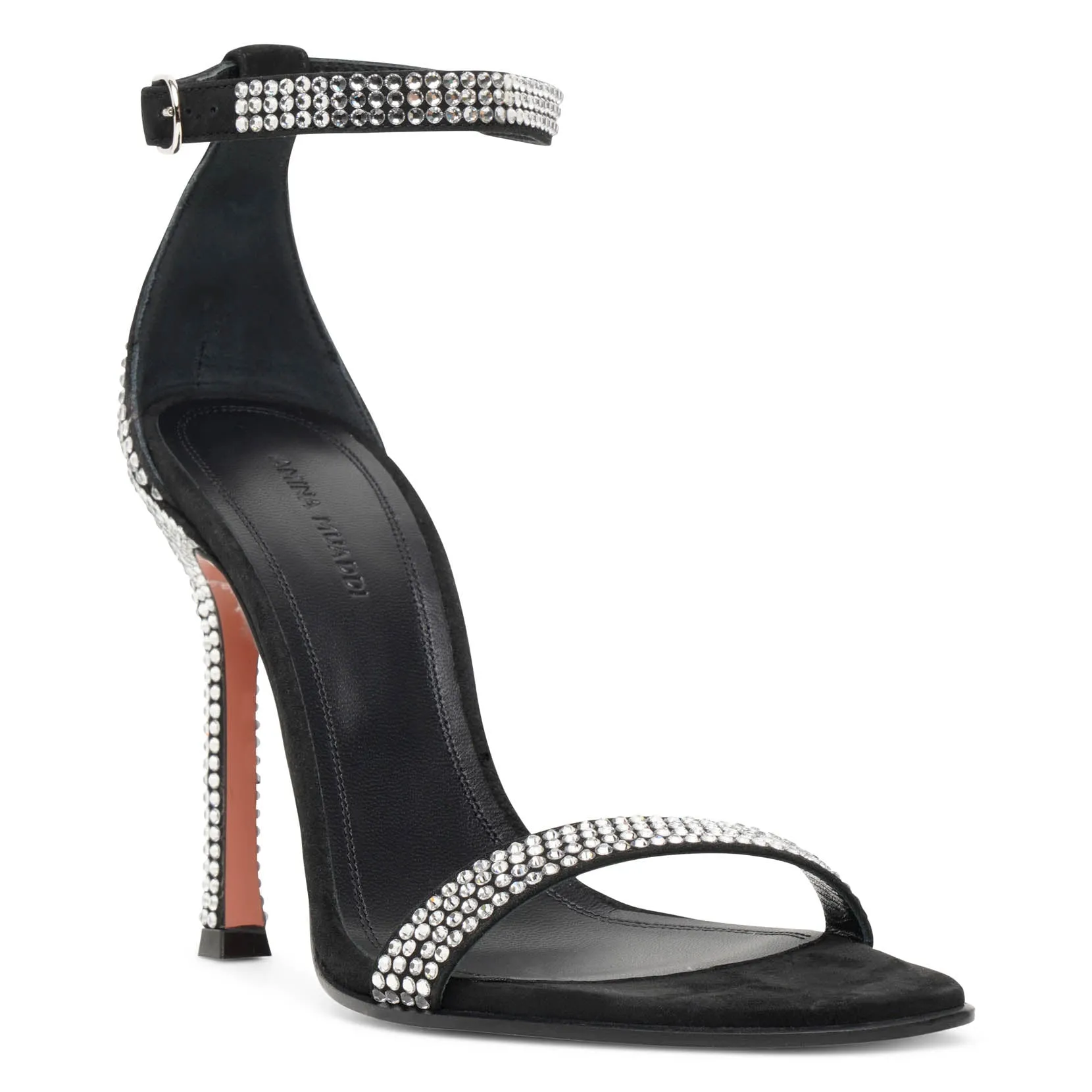 Kim crystal 105 black crystal sandals