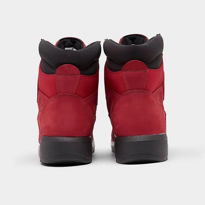 MEN'S TIMBERLAND 6-INCH FIELD BOOTS - Red