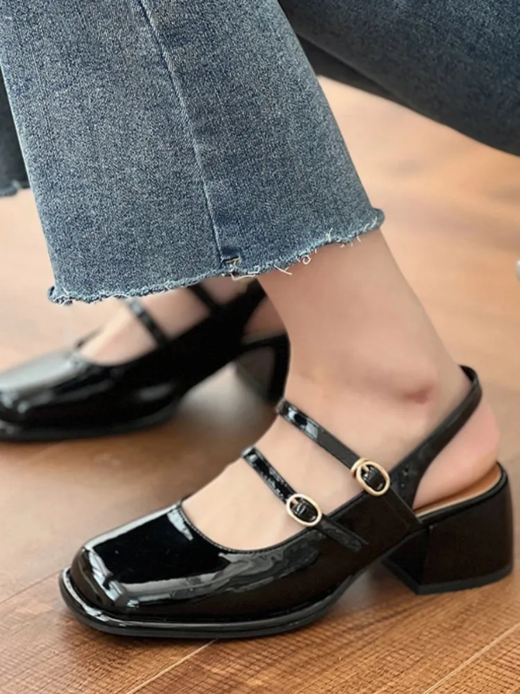 Mqtime Casual Pure Color Sandals Woman Party Design Summer Basic Non Slip Elegant Beach Shoes Ladies Hollow Out Slim Shoes Chic