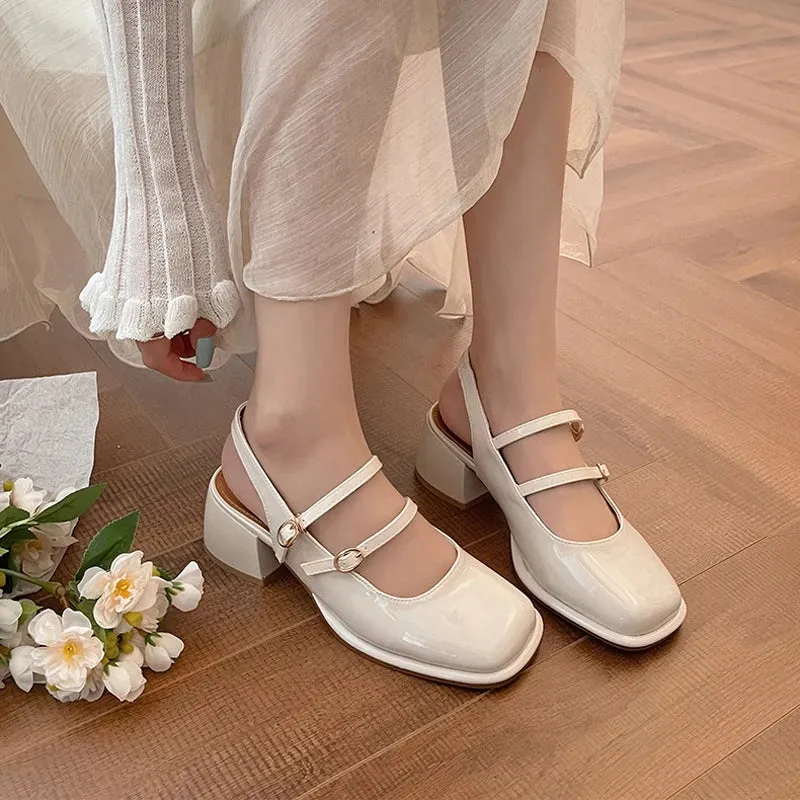 Mqtime Casual Pure Color Sandals Woman Party Design Summer Basic Non Slip Elegant Beach Shoes Ladies Hollow Out Slim Shoes Chic
