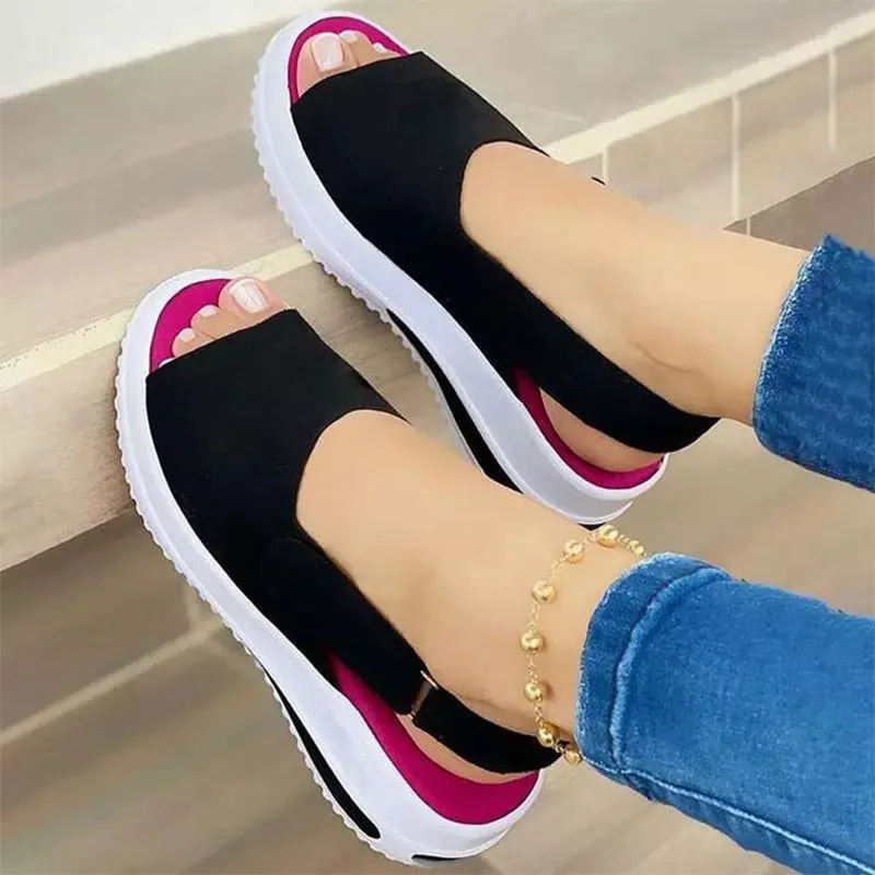 New Fashion Shoes Women Sandals Women Walking Sandals Open Toe Sandals For Women Casual Outdoor Footwear Zapatillas Mujer