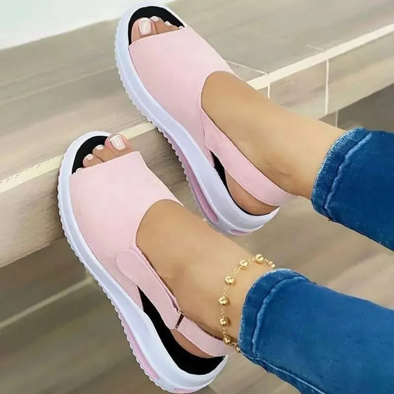 New Fashion Shoes Women Sandals Women Walking Sandals Open Toe Sandals For Women Casual Outdoor Footwear Zapatillas Mujer