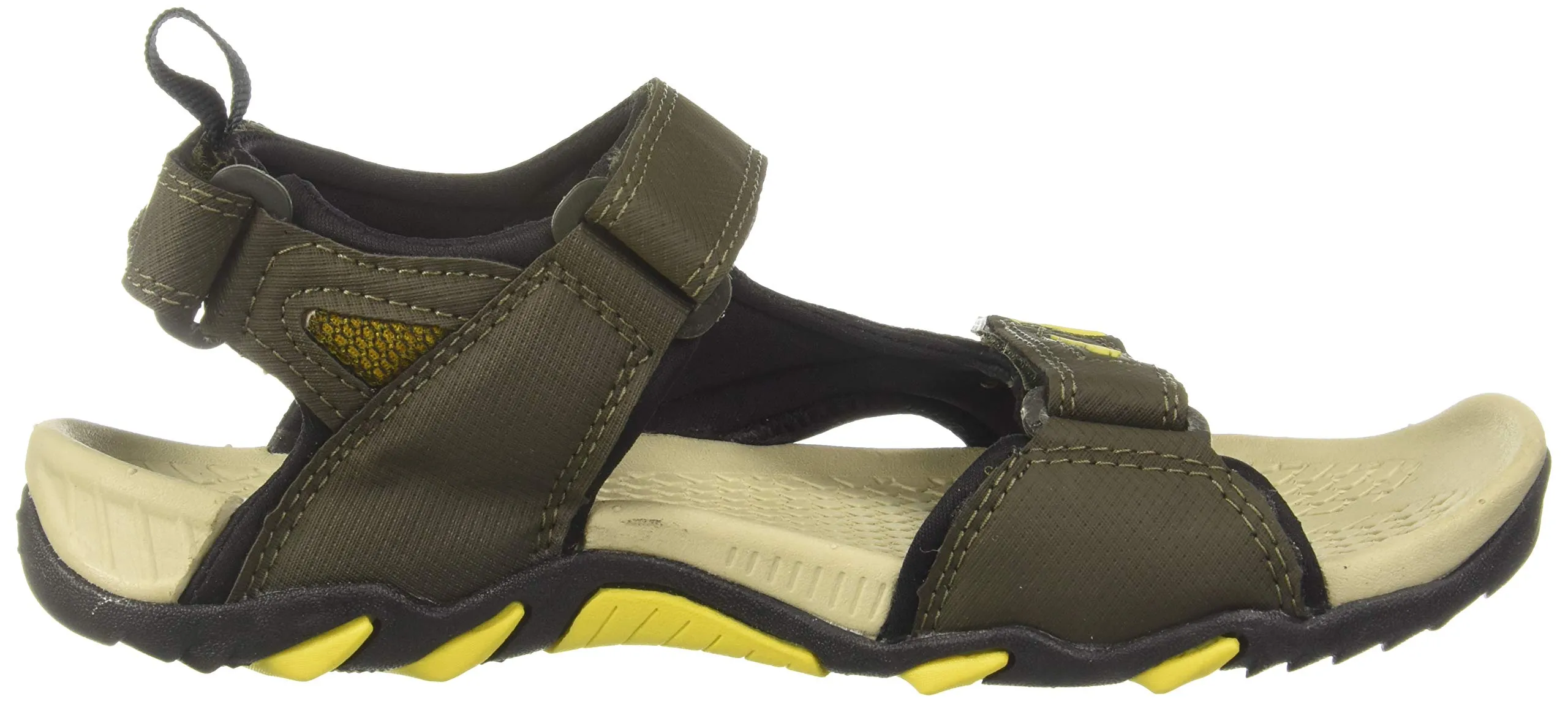 SPARX mens SS 485 | Latest, Daily Use, Stylish Floaters | Yellow Sport Sandal - 8 UK (SS 485)