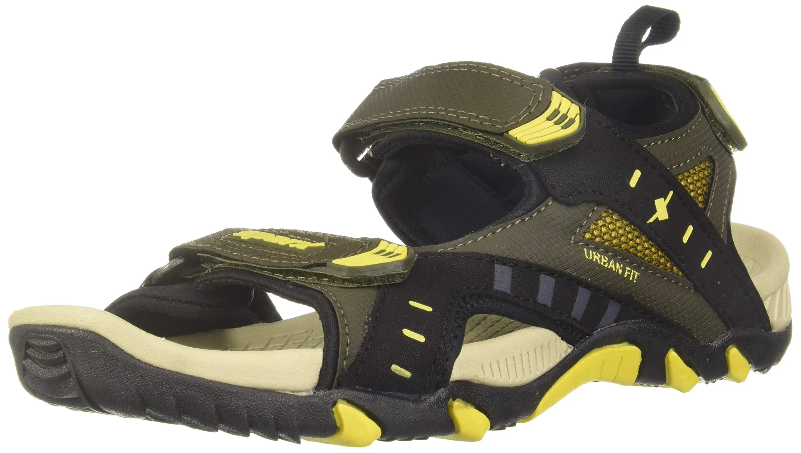 SPARX mens SS 485 | Latest, Daily Use, Stylish Floaters | Yellow Sport Sandal - 8 UK (SS 485)