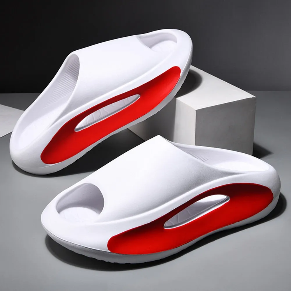 Unisex Thick Bottom Soft EVA Hollow Sports Slippers