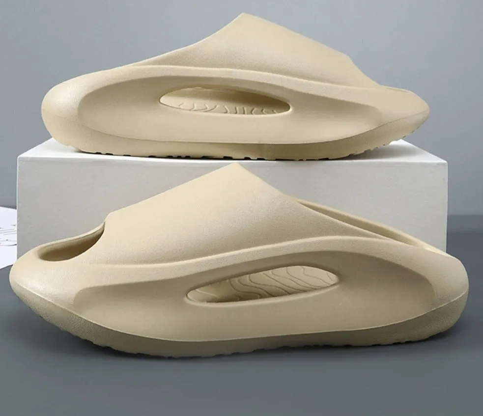 Unisex Thick Bottom Soft EVA Hollow Sports Slippers
