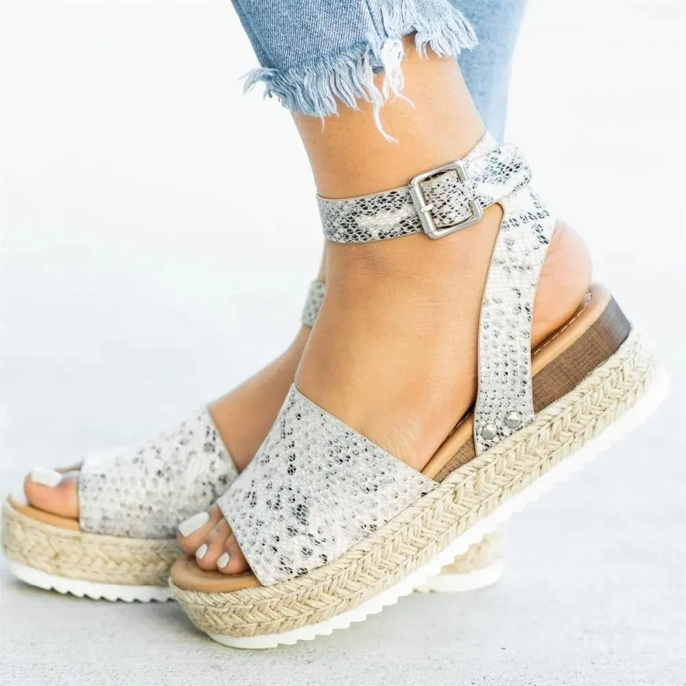 Women Sandals Plus Size Wedges Summer Flip Flop Platform Sandals